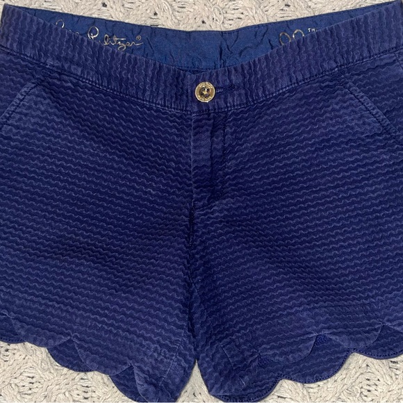 Lilly Pulitzer The Buttercup Shorts Navy size 00 - Picture 2 of 8